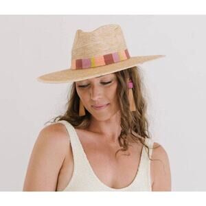 Sunshine Tienda Julia palm hat NEW XS/S